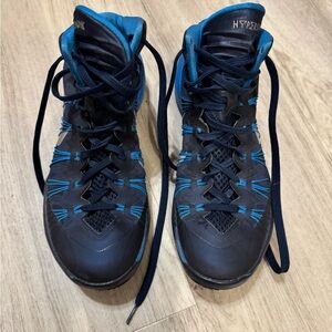Nike Hyperdunk Black and Blue Basketball Shoes